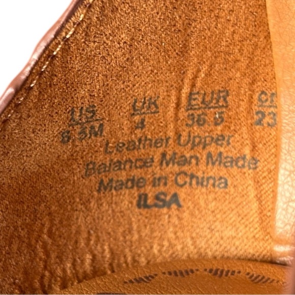 Zodiac leather womens Ilsa heeled Sandals in cognac | 6.5 M - Picture 11 of 15